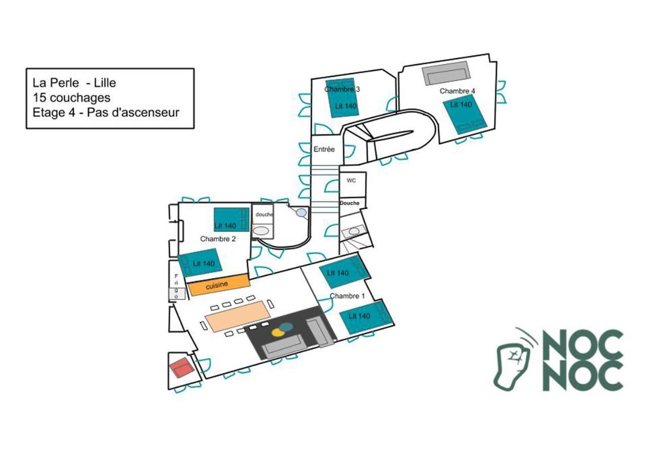 Apartament Nocnoc-Grand Place-La Perle Lille Zewnętrze zdjęcie